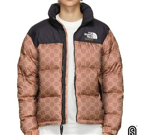 gucci and northface jacket|gucci north face hoodie brown.